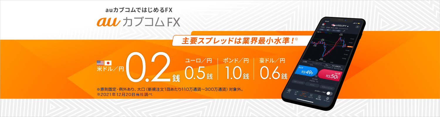 auカブコムFX（auカブコム証券）